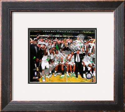 2007-2008 Boston Celtics NBA Finals Champions Poster