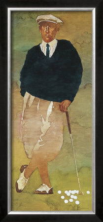 Vintage Male Golfer Poster