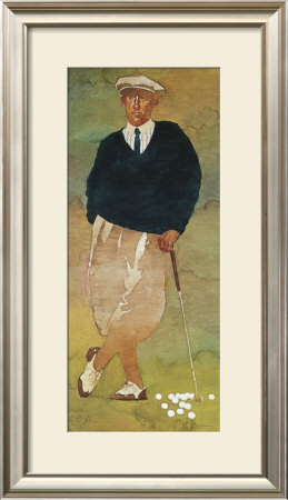 Vintage Male Golfer Poster