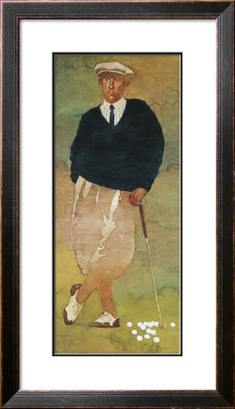 Vintage Male Golfer Poster