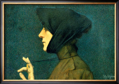The Woman with a Gold Medallion