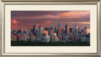 Buy Sunset over New York Skyline at AllPosters.com