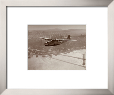 China Clipper in Flight over San Francisco, California 1939