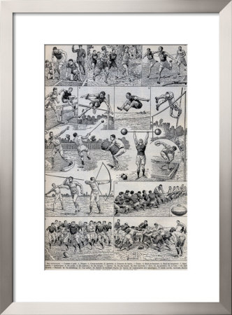 Olympique Texte Courbe en Bas Gauche
