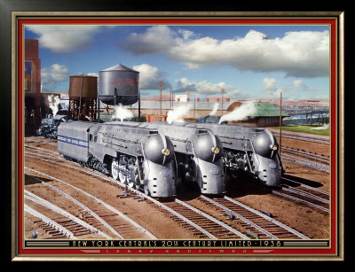 New York Central's 20th Cenury Limited Framed Art Print