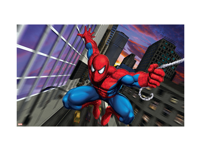 Buy Spider-Man Swinging through the City at AllPosters.com