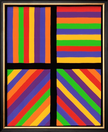 Color Bands in Four Directions, c.1999
