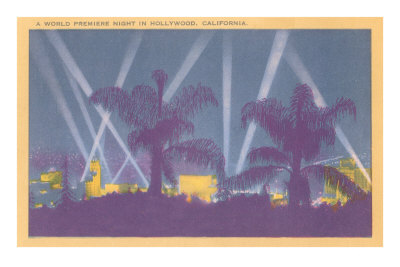 Night, Movie Premiere, Hollywood, California