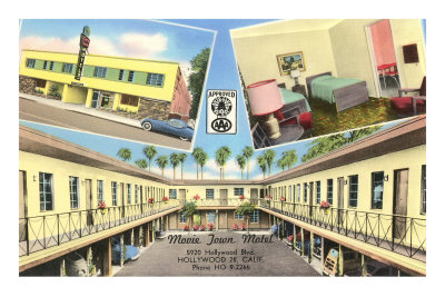 Movie Town Motel, Hollywood, Los Angeles, California