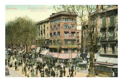 Rambla de las Flores, Barcelona, Spain