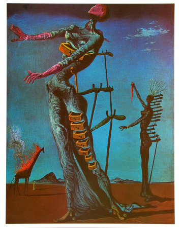 The Burning Giraffe, c. 1937