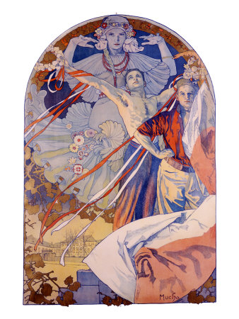 Alphonse Mucha - Pagenat on the Vltava
