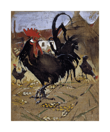The Black Spanish Cock
