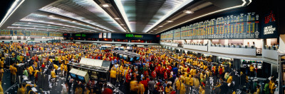 Buy Traders in a Stock Market, Chicago Mercantile Exchange, Chicago, Illinois, USA at AllPosters.com