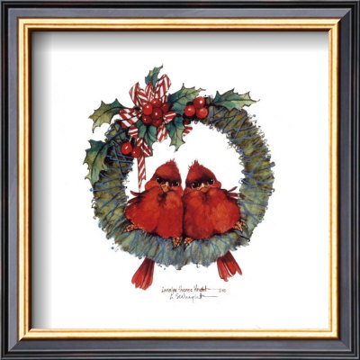 Merry Wreath II Framed Art Print