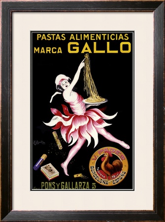 Gallo, Pastas Alimenticias