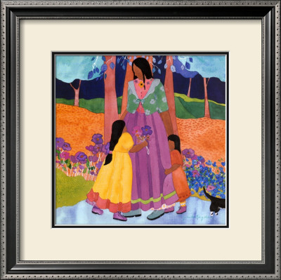 Familia Framed Art Print
