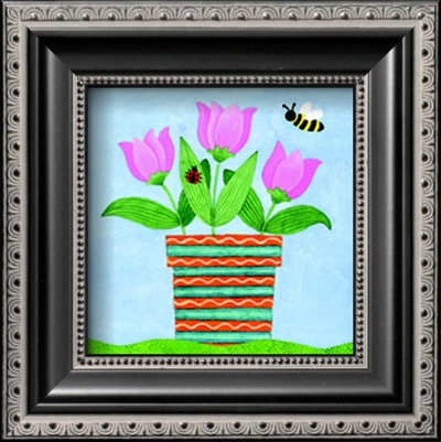 Potted Flowers III