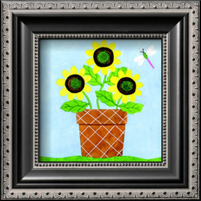 Potted Flowers I