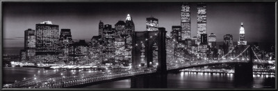 Manhattan Lamina Framed Poster