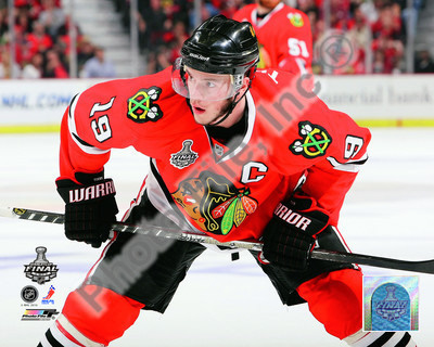 Jonathan Toews Game One of the 2010 NHL Stanley Cup Finals Poster