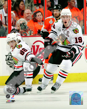 Buy Patrick Kane & Jonathan Toews 2009-10 NHL Stanley Cup Finals Game 3 at AllPosters.com