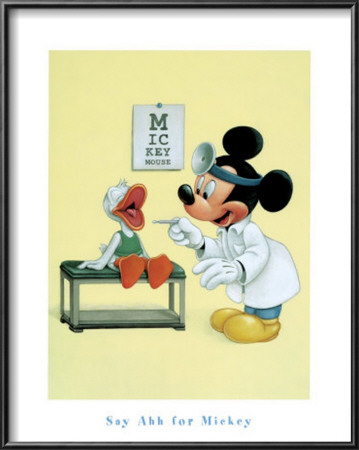 Say Ahh for Mickey