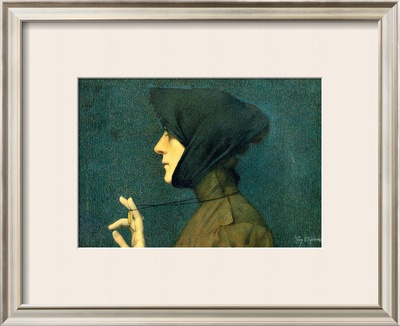 The Woman with a Gold Medallion