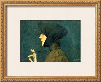 The Woman with a Gold Medallion