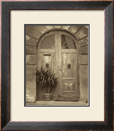 Grande Villa Entrance I Framed Art Print