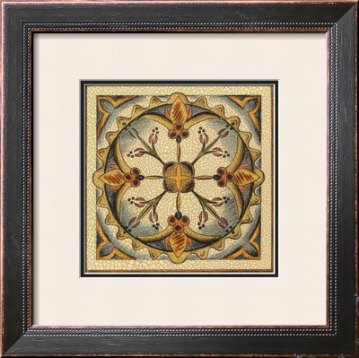Crackled Cloisonne Tile III