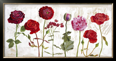 Le Jardin aux Fleurs Rouge