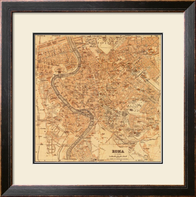 Mapa di Roma, 1898