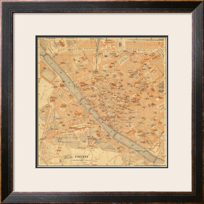 Mapa di Firenze, 1896