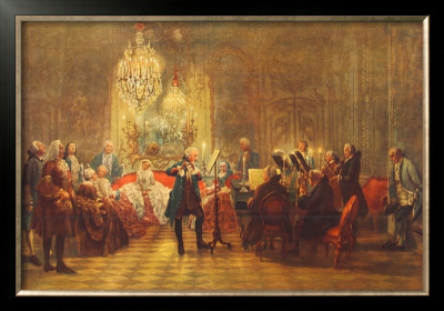 The Flute-Concert of Friedrich II in Sanssouci