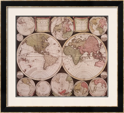 Atlas Major World Map