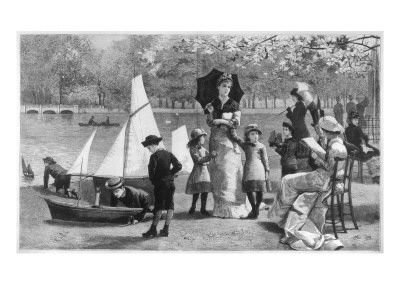 By the Serpentine, Hyde Park, London on an Autumn Afternoon