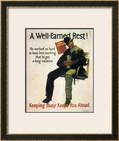 A Well-Earned Rest, 1930