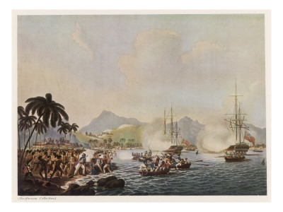 Fine reproductions of Captain Cooks murder in the Sandwich Islands available by clicking the image.