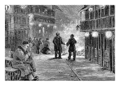 San Francisco's Chinatown in 1884.