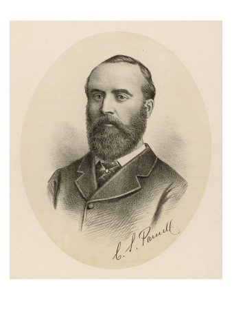 Charles Stewart Parnell Irish Nationalist Politician Pictured in 1886