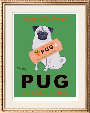 Pug Orange Juice