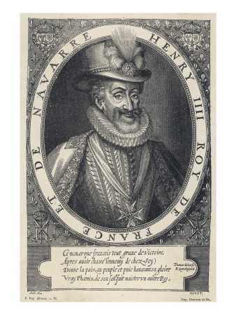 Henri IV, King of France also Henri De Navarre