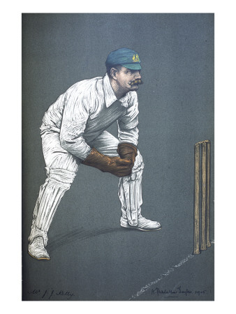 James J Kelly - Australian Test Cricketer 1896-1905