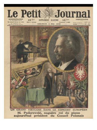 Ignacy Jan Paderewski Polish Pianist, Composer and Statesman