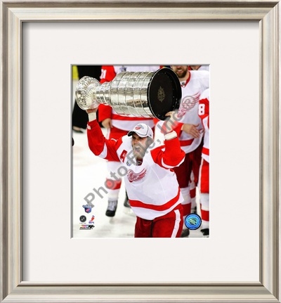 Henrik Zetterberg with the Stanley Cup Game 6 of the 2008 NHL Stanley Cup Finals; #27