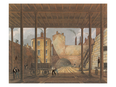 Liverpool - Manchester Railway Warehouses at the End of the Wapping Tunnel