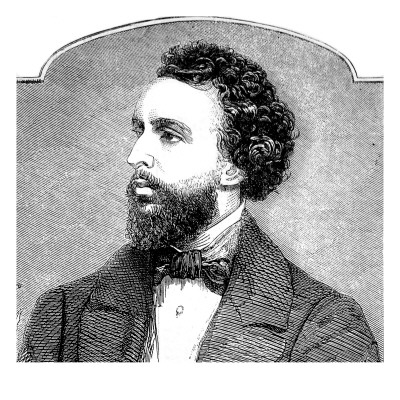 Portrait of William Briant, Editor of the Evening Post from 1830, Travel Writer and Poet