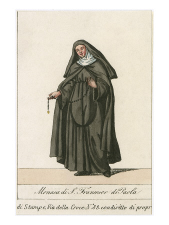 Monaca Di S. Francesco Di Paola Nun of the Order of St Francesco Di Paola