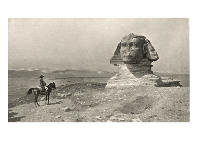 Napoleon, in Egypt, Finds Himself Face to Face with the Sphinx